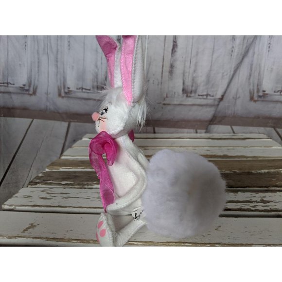 Annalee Easter Spring Bunny Tails Fluffy White Big - Picture 2 of 6